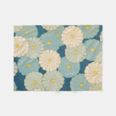 Couverture Polaire Motif de chrysanthème (Devant (Horizontal))