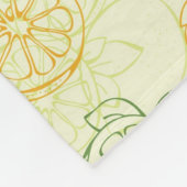 Couverture Polaire Motif de citron (Coin)