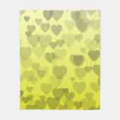 Couverture Polaire Motif de coeur 22 (Devant)