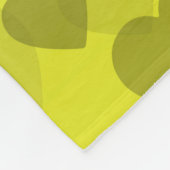 Couverture Polaire Motif de coeur 22 (Coin)