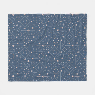Couverture Polaire Motif de cœur magique