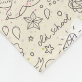 Couverture Polaire Motif de concept de tatouage (Coin)