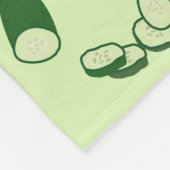 Couverture Polaire Motif de concombre (Coin)