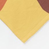 Couverture Polaire motif de couleur rétro (Coin)