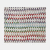 Couverture Polaire Motif de courtepointe de l'Oie volante (Devant (Horizontal))