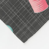 Couverture Polaire Motif de couture (Coin)