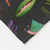 Couverture Polaire Motif de créatures de mer (Coin)