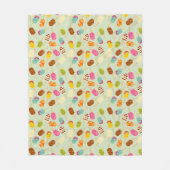 Couverture Polaire Motif de crème glacée (Devant)