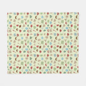 Couverture Polaire Motif de cuisine (Devant (Horizontal))