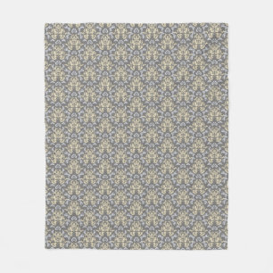 Couverture Polaire Motif de damassé