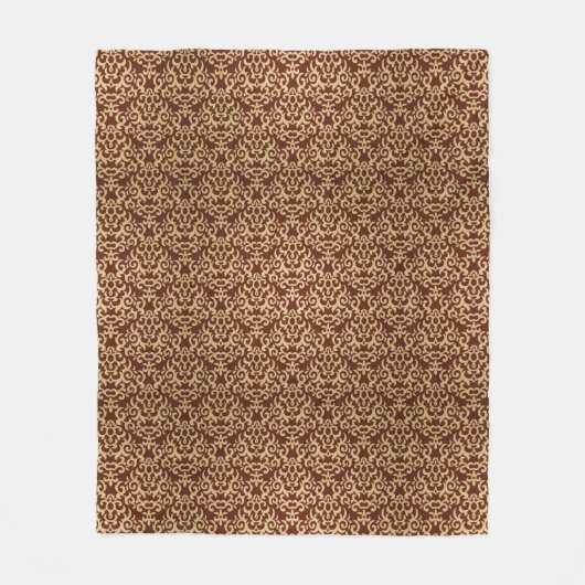 Couverture Polaire Motif de damassé sur l'arrière - plan de gradient (Devant)