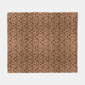 Couverture Polaire Motif de damassé sur l'arrière - plan de gradient (Devant (Horizontal))