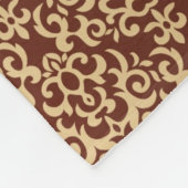 Couverture Polaire Motif de damassé sur l'arrière - plan de gradient (Coin)