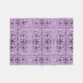 Couverture Polaire Motif de défilement Lilac (Devant (Horizontal))