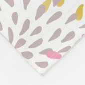 Couverture Polaire motif de démarrage Abstrait (Coin)