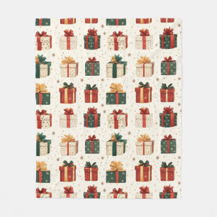 Couverture Polaire Motif de design de l'emballage cadeau de Noël Fest
