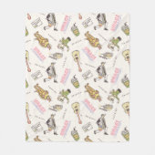 Couverture Polaire Motif de dessin animé Tan FRIENDS™ (Devant)