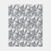 Couverture Polaire Motif de diamant - polygone abstrait (Devant)