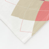 Couverture Polaire Motif de Diamond Swirl (Coin)