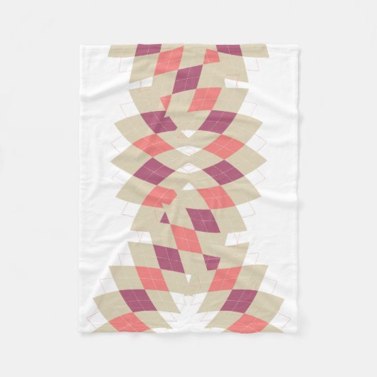 Couverture Polaire Motif de Diamond Swirl (Devant)