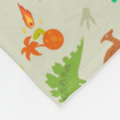 Couverture Polaire Motif de dinosaures (Coin)
