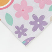 Couverture Polaire Motif de fête de Pâques (Coin)