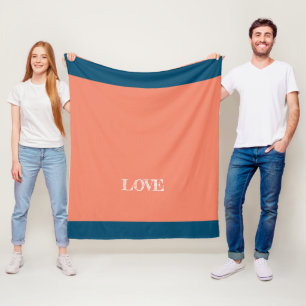 Couverture Polaire Motif de feuille élégant