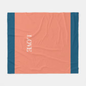 Couverture Polaire Motif de feuille élégant (Devant (Horizontal))