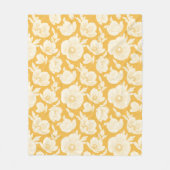 Couverture Polaire Motif de fleur d'or (Devant)