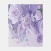 Couverture Polaire Motif de fleur douce (Devant)