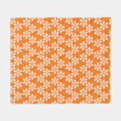 Couverture Polaire Motif de fleurs (Devant (Horizontal))