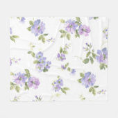 Couverture Polaire Motif de fleurs (Devant (Horizontal))