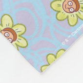 Couverture Polaire Motif de fleurs Morty (Coin)