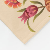 Couverture Polaire motif de fleurs mughless transparent (Coin)