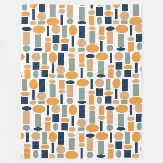 Couverture Polaire Motif de forme (Devant)