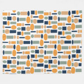 Couverture Polaire Motif de forme (Devant (Horizontal))