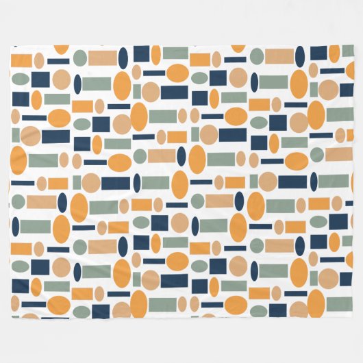 Couverture Polaire Motif de forme (Devant (Horizontal))