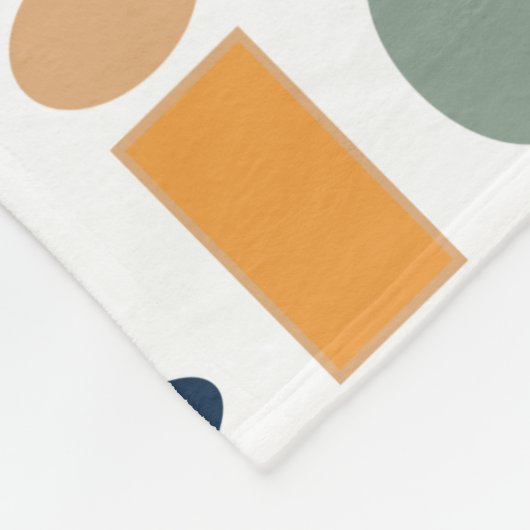 Couverture Polaire Motif de forme (Coin)