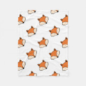 Couverture Polaire Motif de Fox (Devant)