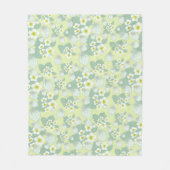 Couverture Polaire Motif de fraises (Devant)