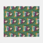 Couverture Polaire Motif de Frida Kahlo | MI Mexique Lindo (Devant (Horizontal))
