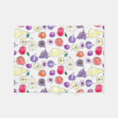 Couverture Polaire Motif de fruits (Devant (Horizontal))