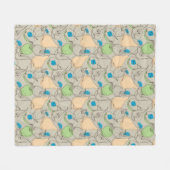Couverture Polaire Motif de fruits (Devant (Horizontal))