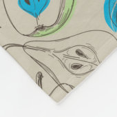 Couverture Polaire Motif de fruits (Coin)