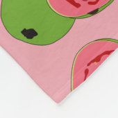 Couverture Polaire Motif de fruits de goyave (Coin)