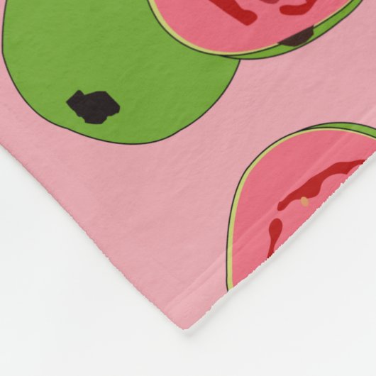 Couverture Polaire Motif de fruits de goyave (Coin)