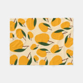 Couverture Polaire Motif de fruits d'été Mango (Devant (Horizontal))