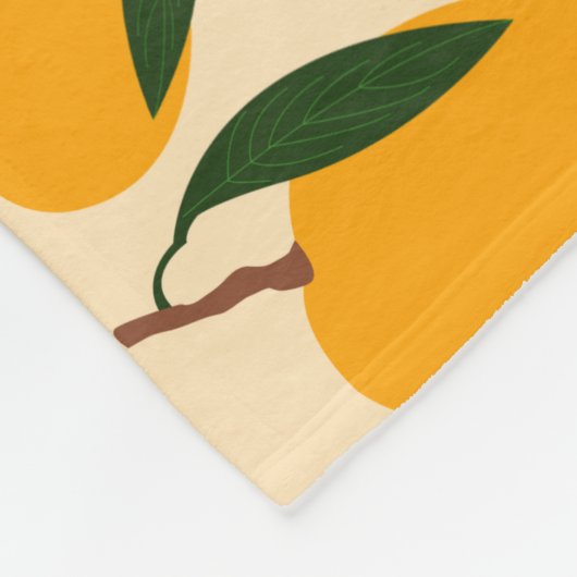 Couverture Polaire Motif de fruits d'été Mango (Coin)