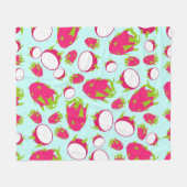 Couverture Polaire Motif de fruits dragon (Devant (Horizontal))