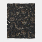 Couverture Polaire Motif de galaxie Gold Star Constellation (Devant)